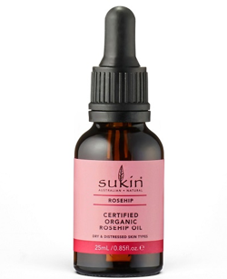 Sukin ROSEHIP, naturalny, organiczny i certyfikowany olej z dzikiej róży chillijskiej