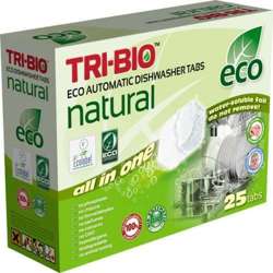 TRI-BIO ekologiczne tabletki do zmywarki All in One, 25 sztuk