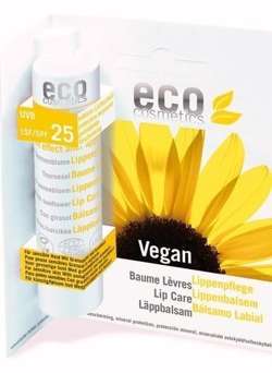 eco cosmetics wegański balsam do ust z filtrem SPF25